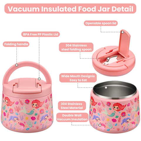 Howeemo cuchara de acero inoxidable incluida para comer al momento