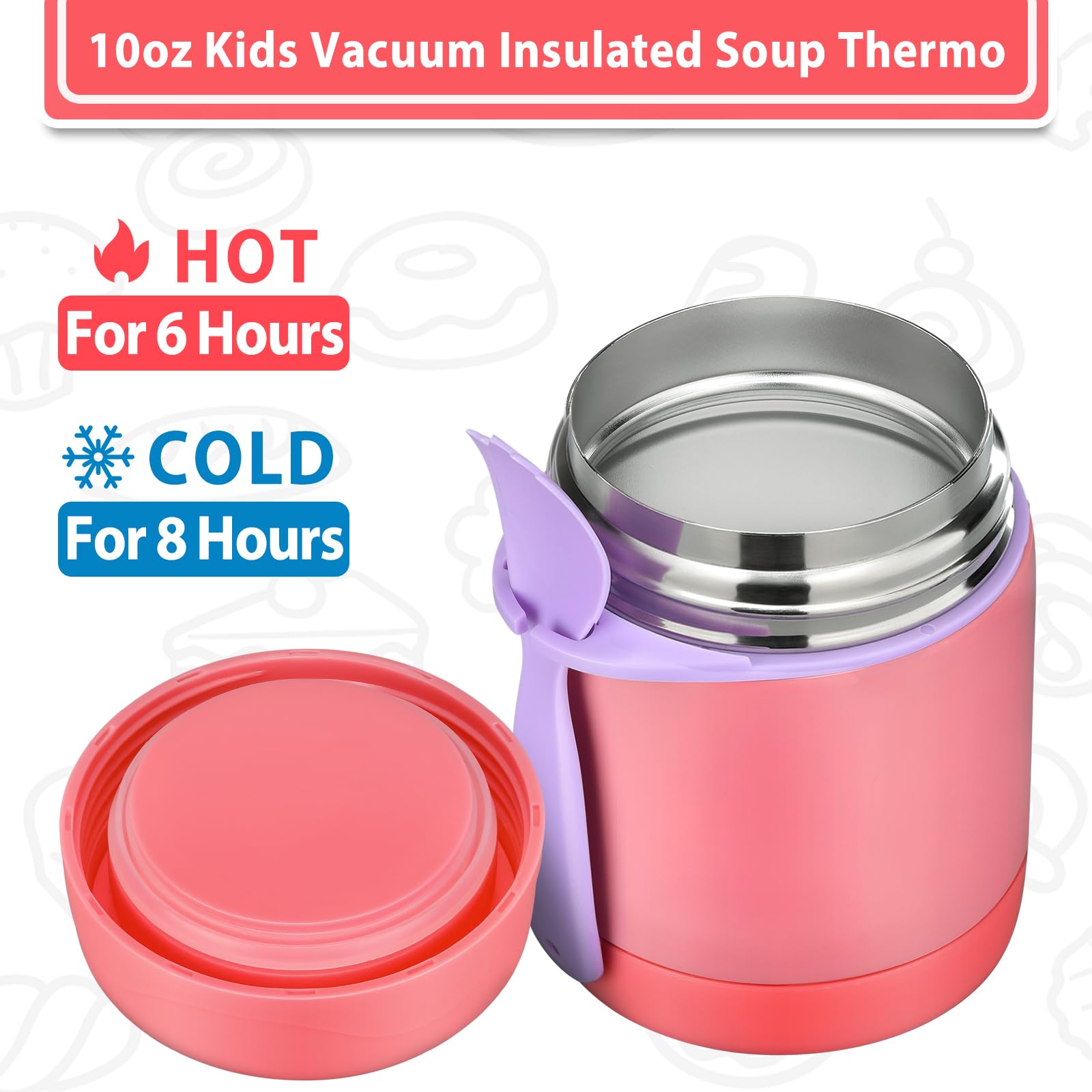 Howeemo Sopa Termo aislamiento al vacío mantiene caliente por horas.