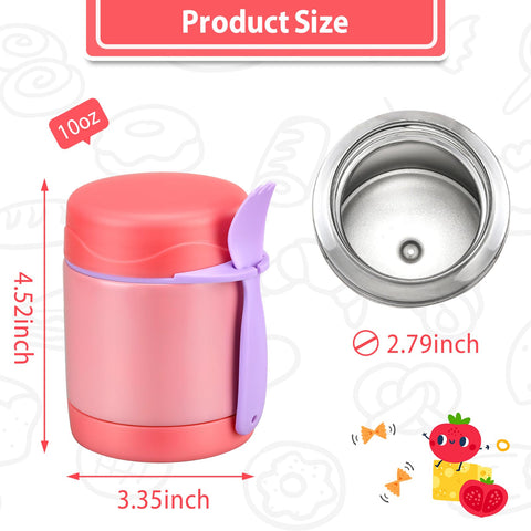 Howeemo Sopa Termo boca amplia de 2-8 pulgadas, fácil de llenar y limpiar.