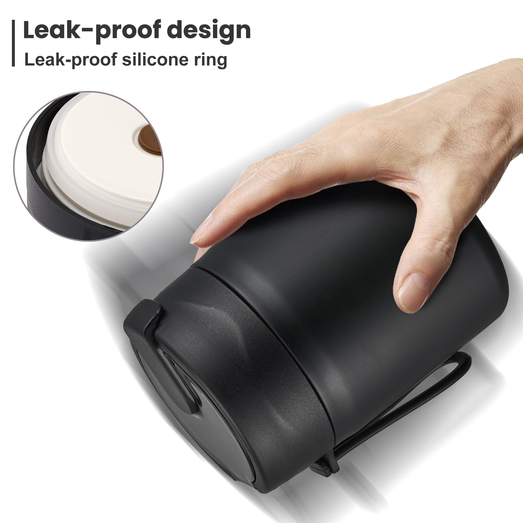 Howeemo termo para llenar fácilmente con boca ancha