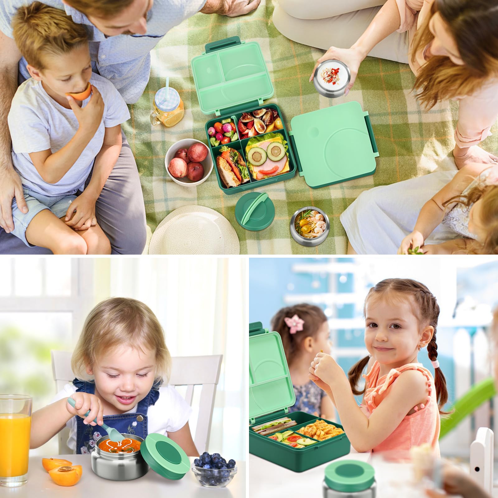 Uso escolar diario con Howeemo ayuda a ordenar comidas y meriendas.