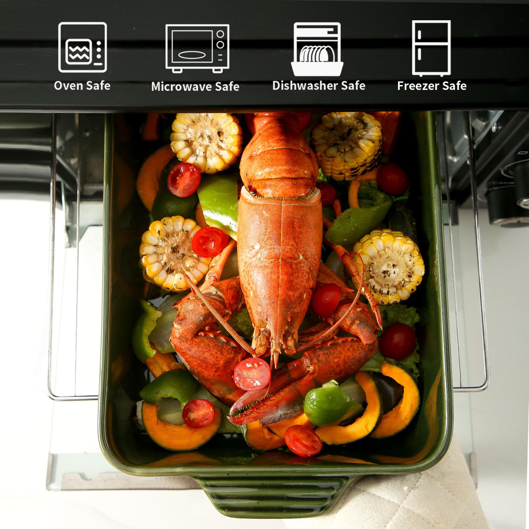 Howise diseño apilable de platos cerámicos, ahorro de espacio en la cocina