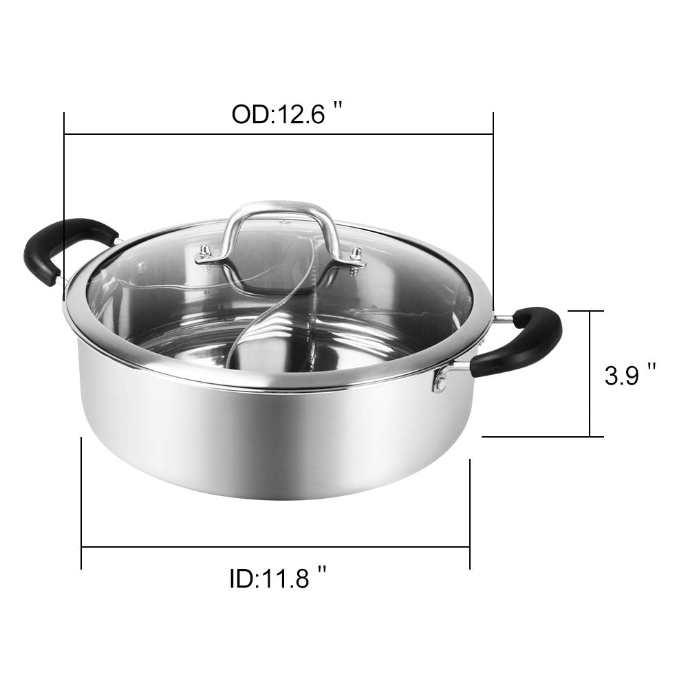HOXHA Olla Shabu, diseño de dos caras para sabores diferentes.