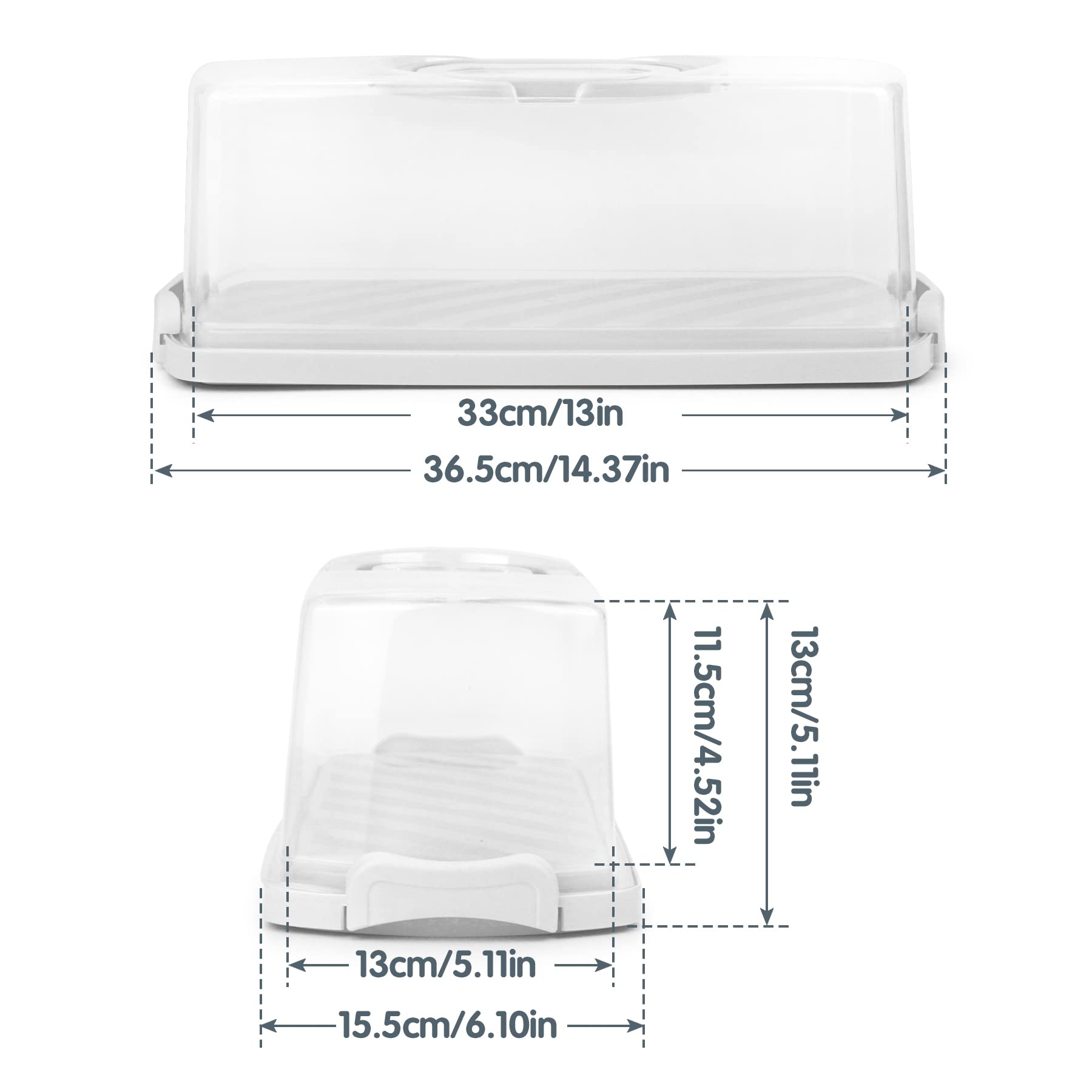 HOYA PONYOO: caja para pan con asa doble para transporte cómodo