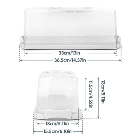 HOYA PONYOO: caja para pan con asa doble para transporte cómodo