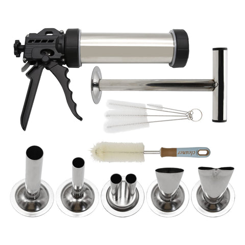 Hoypeyfiy pistola para cecina con cuerpo de acero inoxidable y uso duradero.
