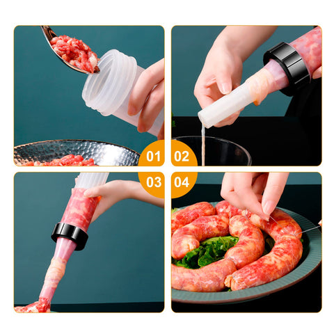 Hoypeyfiy Tubos de relleno 15mm para salchichas de tamaños variados.