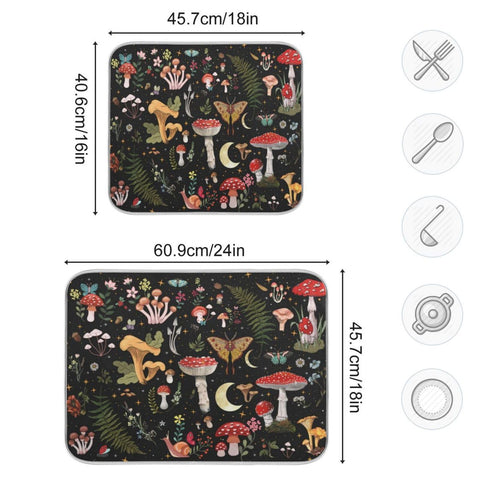 HOYYU alfombrilla reversible con secado rápido y doble cara.