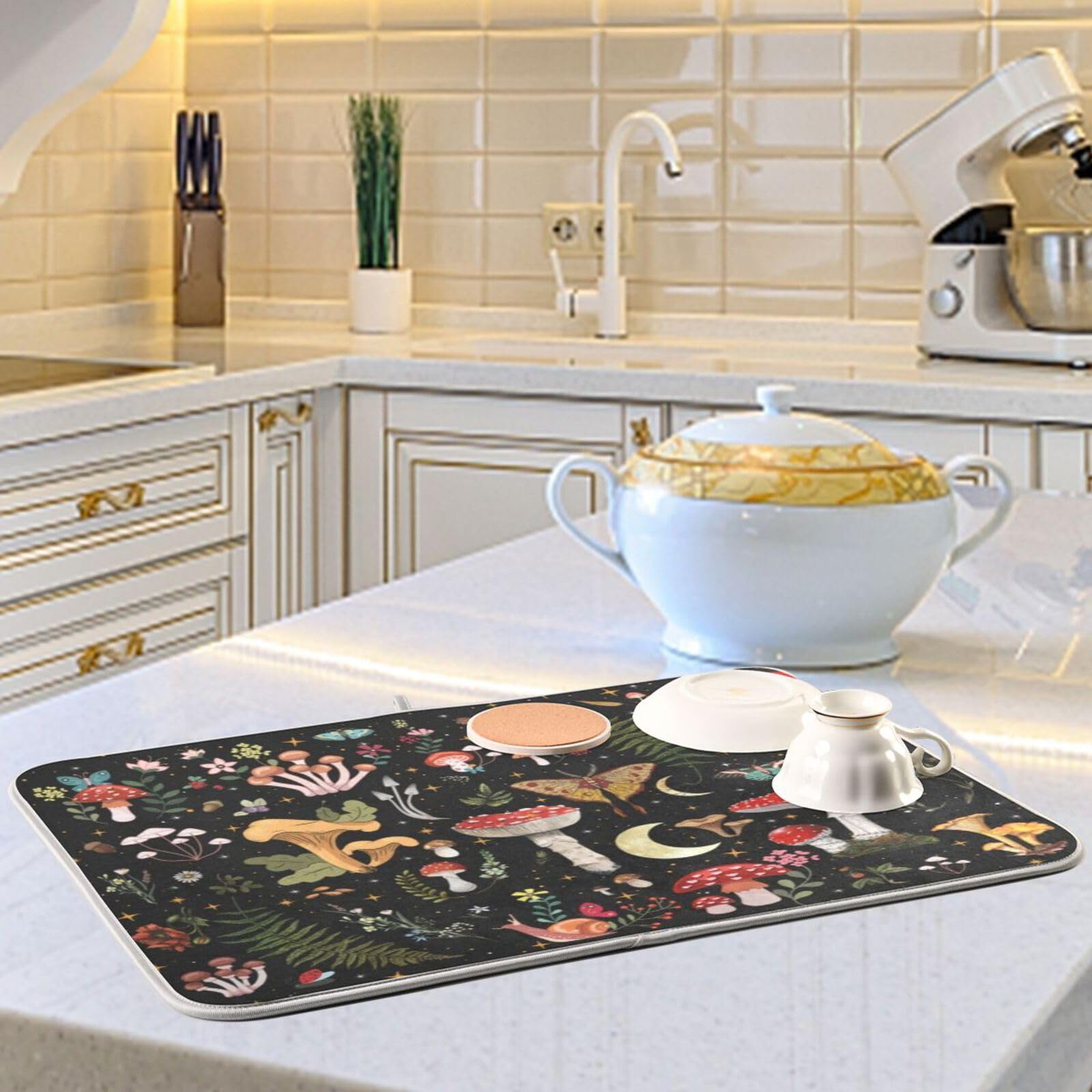 HOYYU tapete de cocina para drenaje y uso multipropósito.