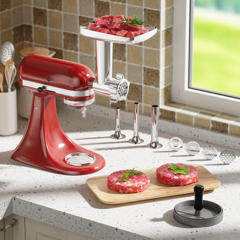 HOZODO accesorios multifuncionales para KitchenAid, ideal para picar, triturar y rellenar