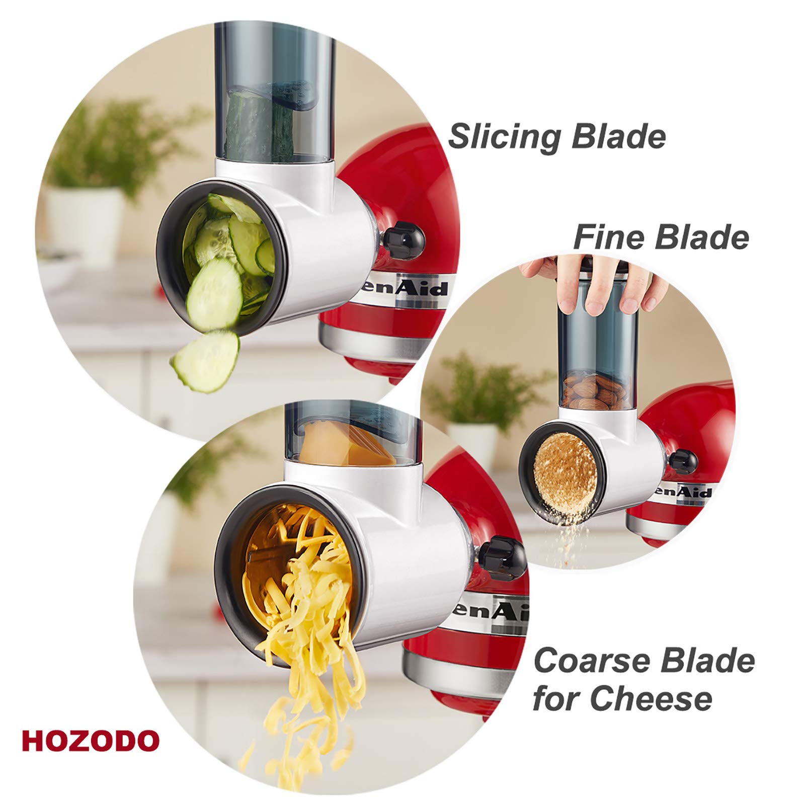 HOZODO Diseño de acero inoxidable y carcasa blanca duradera