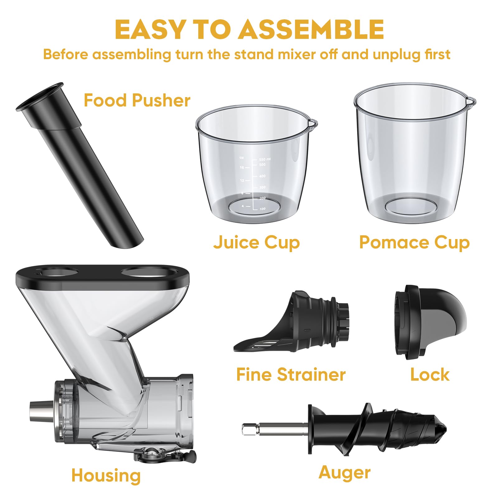 HOZODO limpieza rápida: piezas desmontables para KitchenAid en segundos