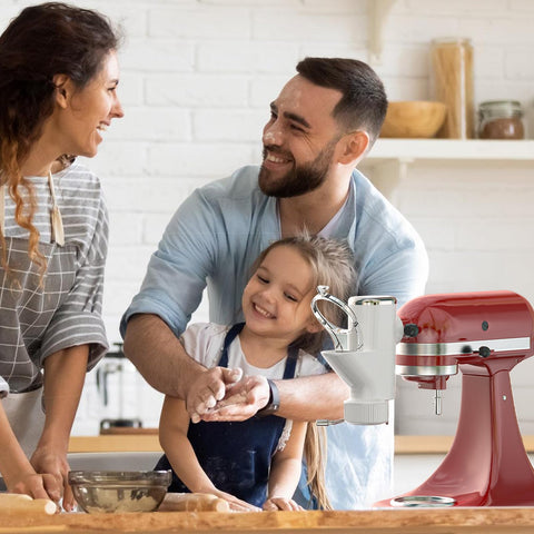 HOZODO prensa de pasta para KitchenAid con bucatini, experiencia artesanal en casa