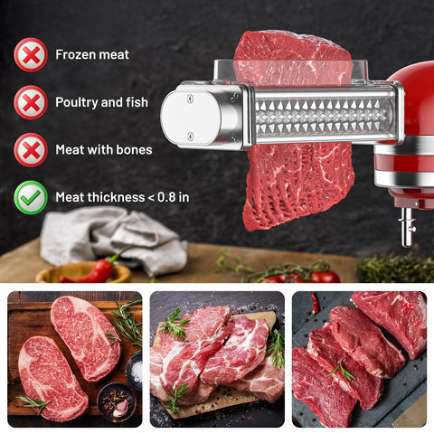 HOZODO tenderizador para KitchenAid, ajuste de velocidades 6–8 para mejores resultados