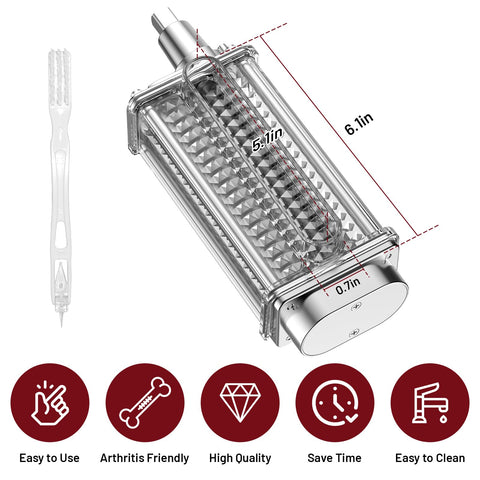 HOZODO tenderizador para KitchenAid, se conecta al huso de potencia de la batidora
