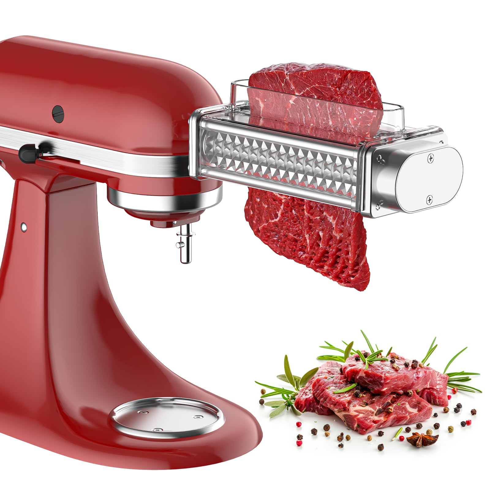 HOZODO tenderizador para KitchenAid con cubierta transparente para mayor control