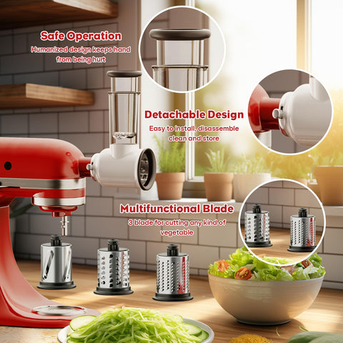 HOZODO compatibilidad universal para KitchenAid y cuisinart, instalación sencilla