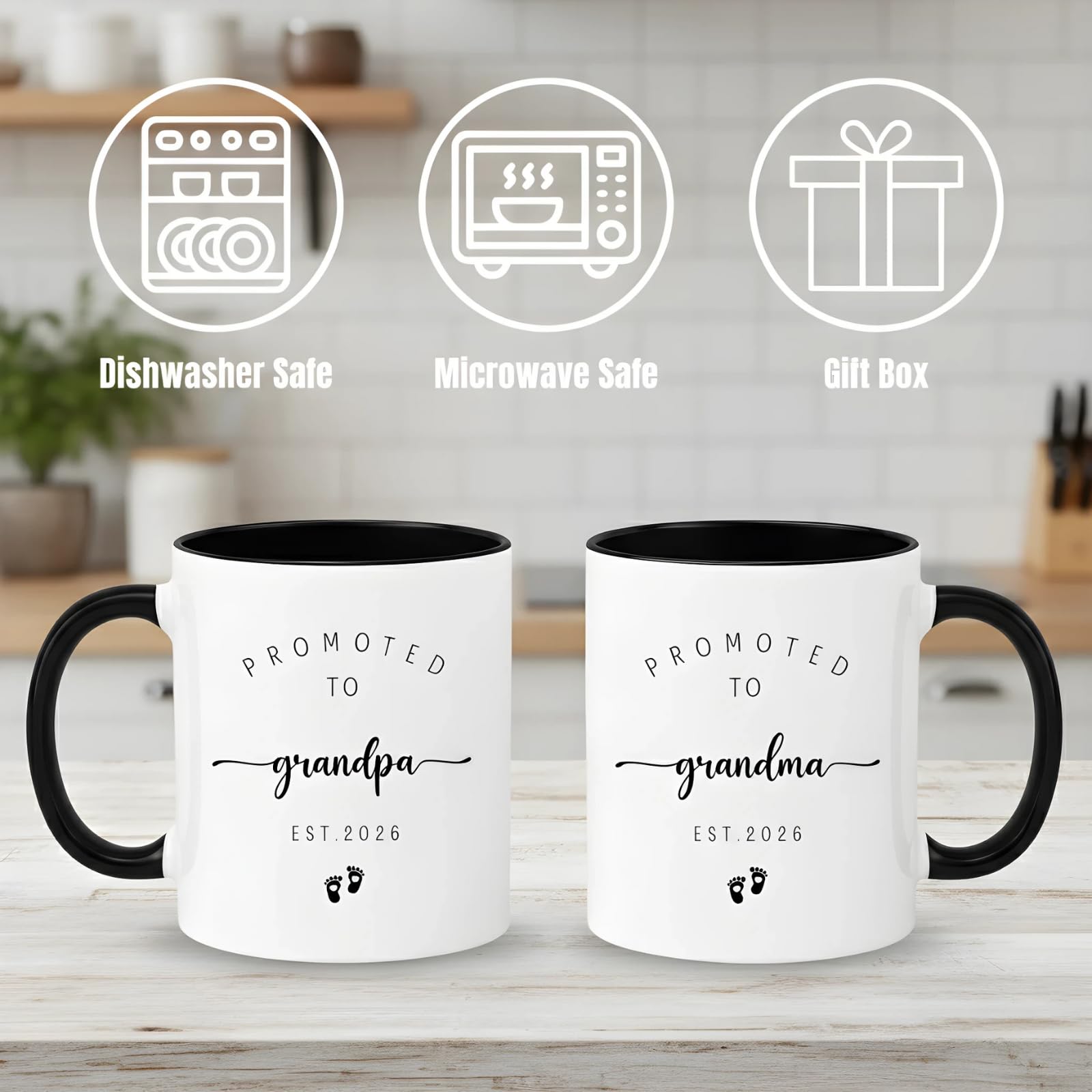 Taza HPSPVW cerámica duradera apta microondas y lavavajillas.