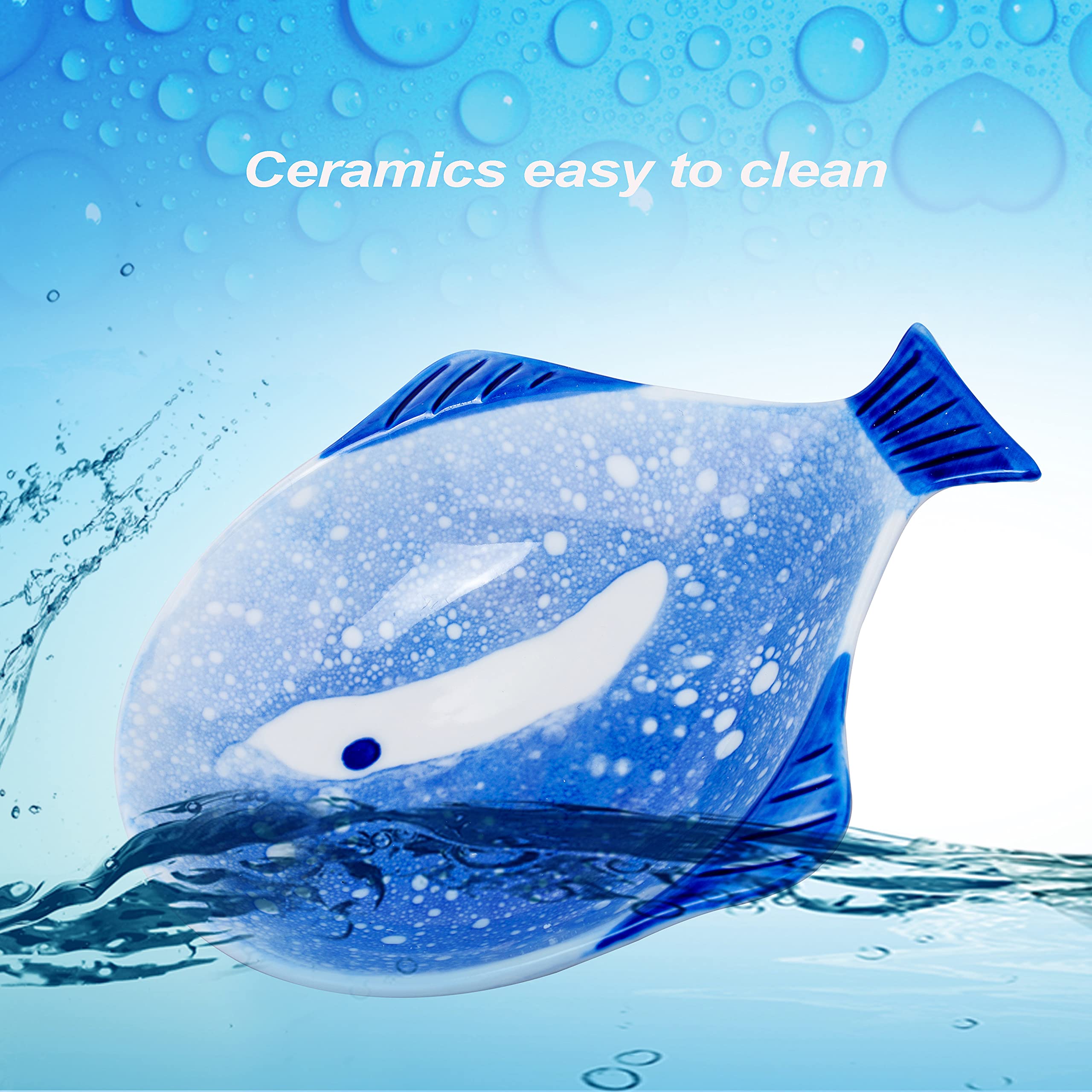 HPYNPES reposo de cucharas cerámico resistente a altas temperaturas junto a la estufa.