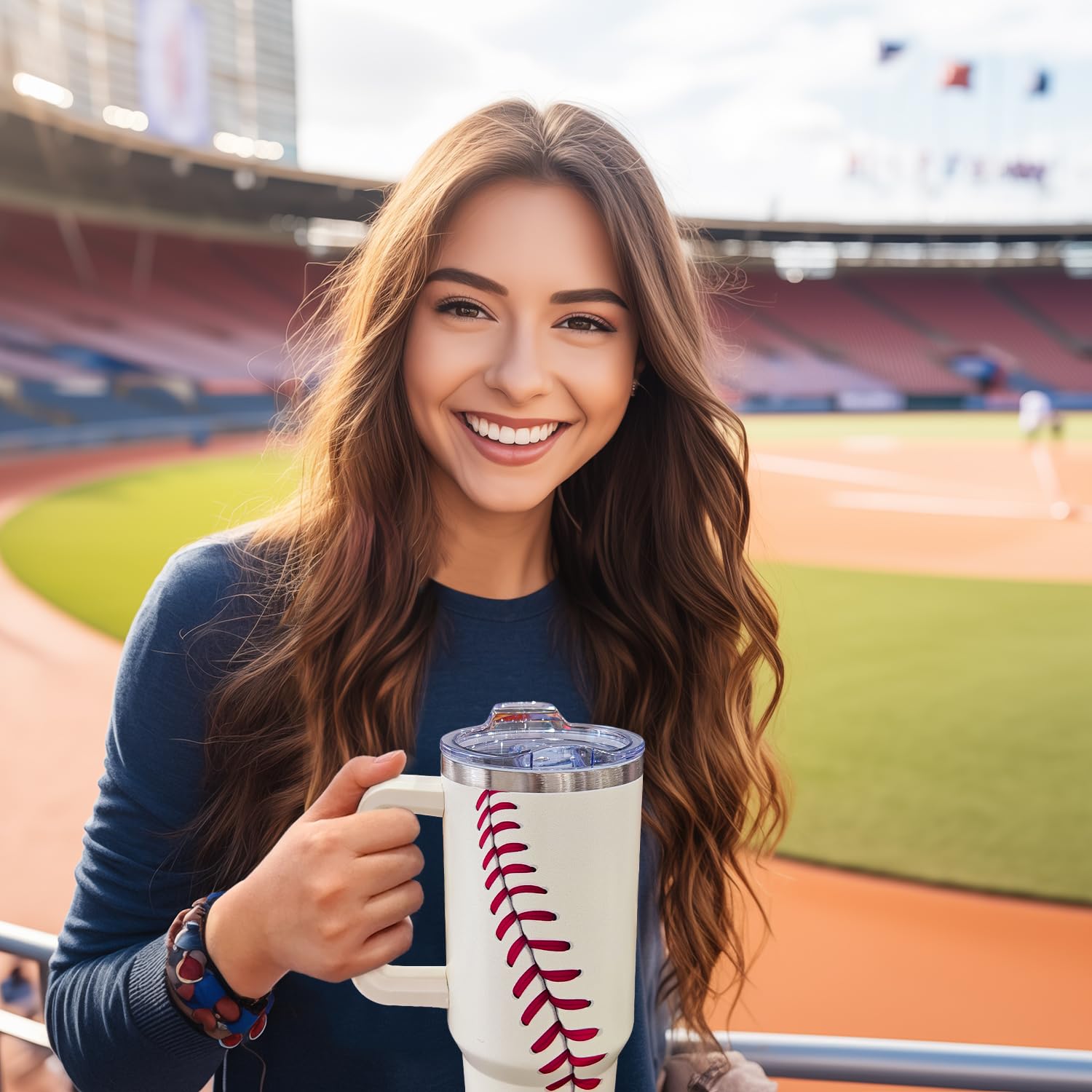 Regalo ideal para aficionados del béisbol con este vaso 40oz