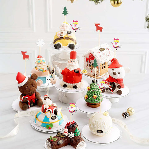 HQIOA palillos navidenos arbol navidad: color y estabilidad en porciones