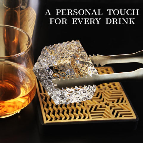 HRCOYES imprime diseños en hielo para realzar cocteles