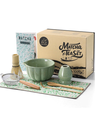 HRTISNW cuenco de matcha cerámico para vertidos suaves y controlados