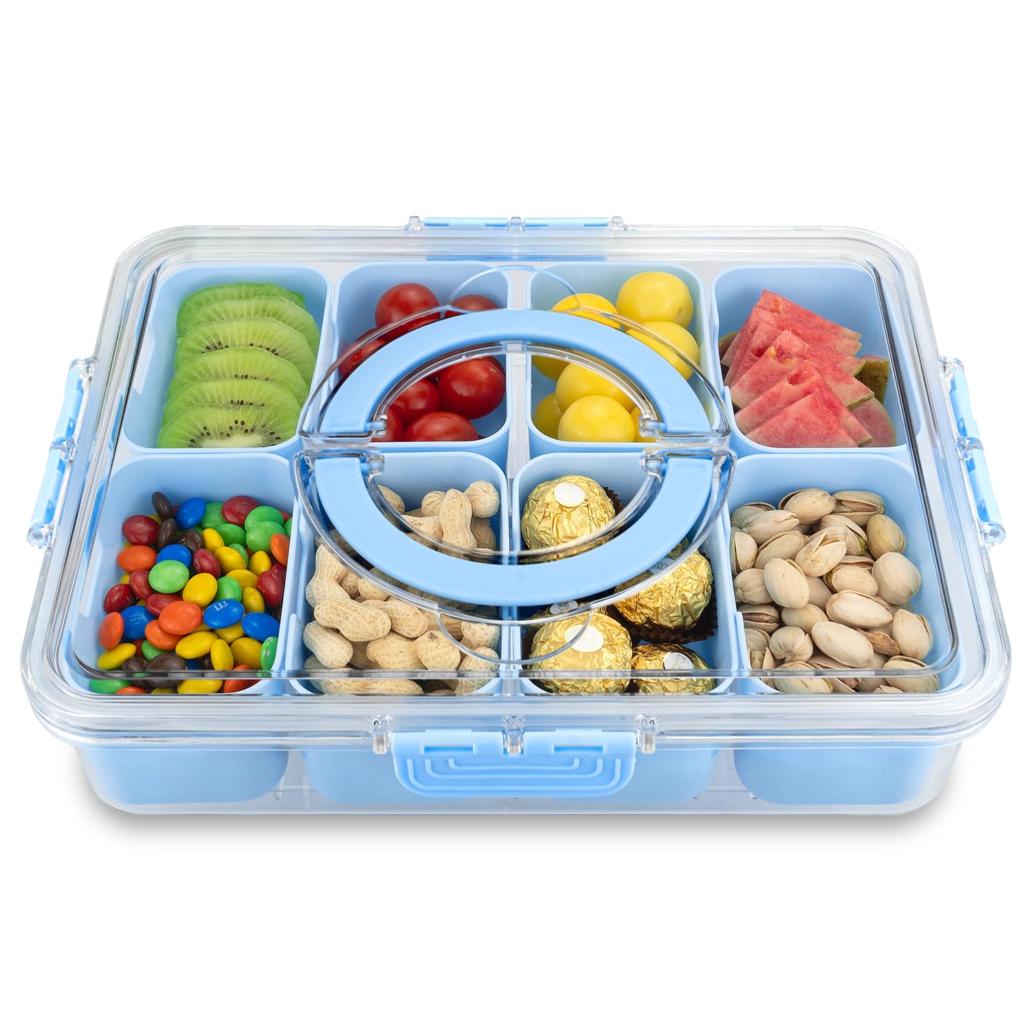 HRXFOZ color azul aporta estilo moderno a la mesa de snack