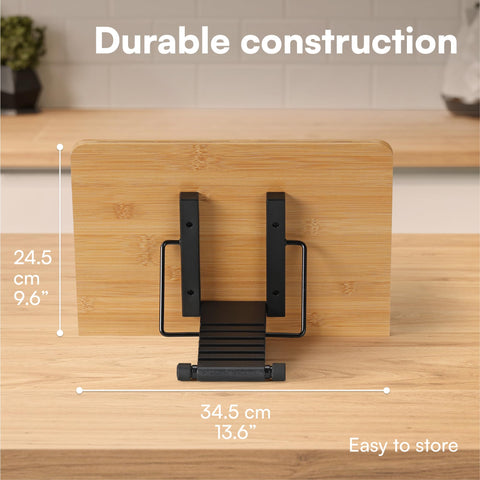 Soporte H&S para cama, lectura estable de recetas o tabletas.