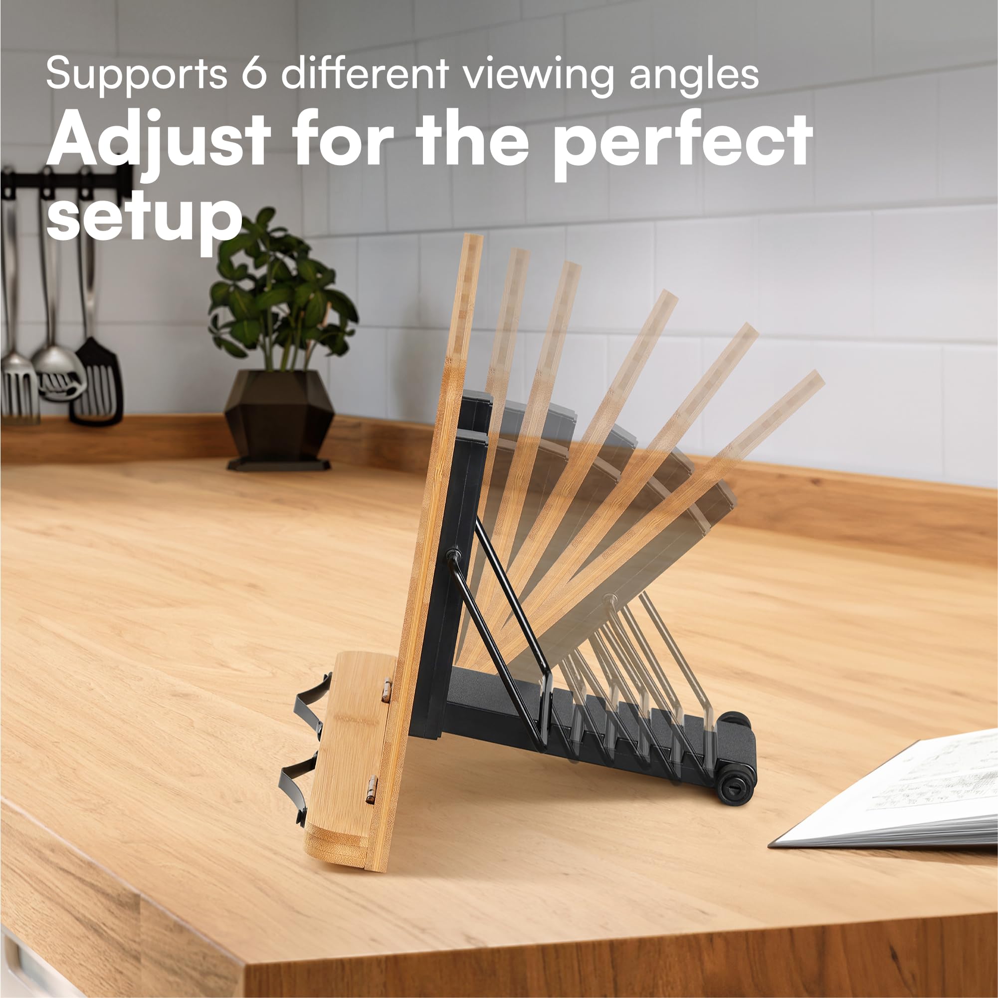 H&S soporte para tabletas y libros, lectura estable.