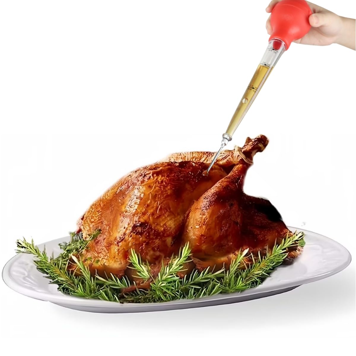 HSHQING plato pavo cerámico grande, ideal como centro de mesa festivo