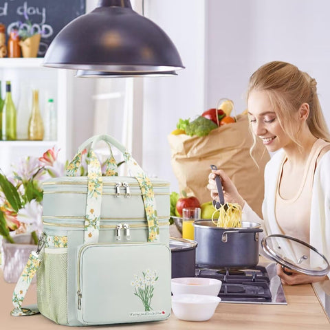 HSHRICH bolsa de almuerzo para multisituaciones: trabajo, picnic y viajes