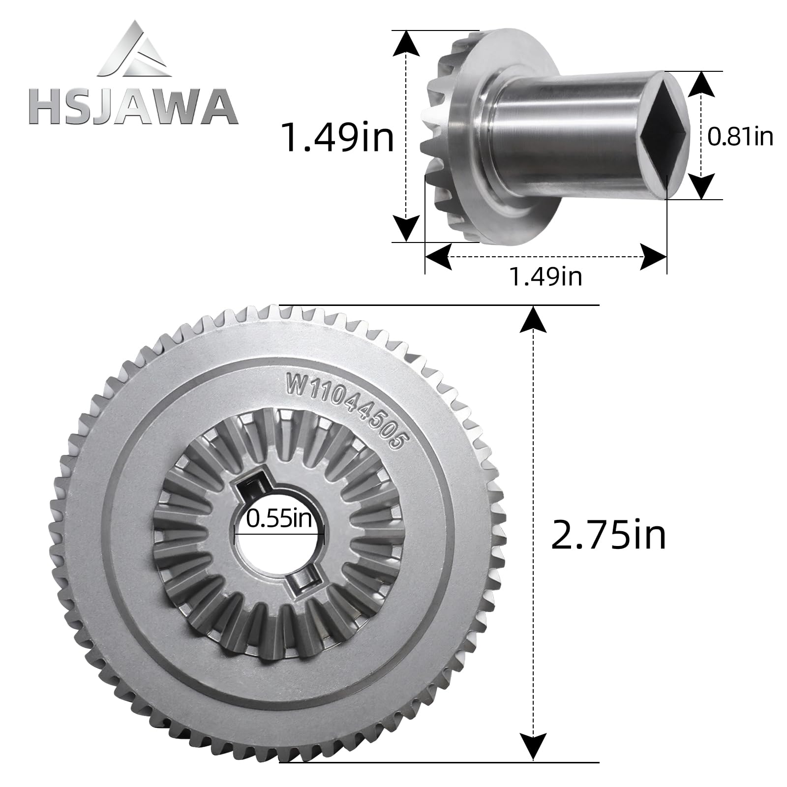 HSJAWA centro-acoplamiento 9705130-9709627 para reemplazo rápido