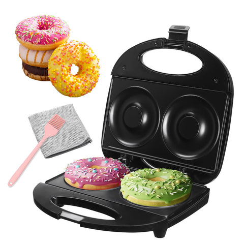 Ht Viik maquina-donas-doble-cara, cocción rápida de dos donas.
