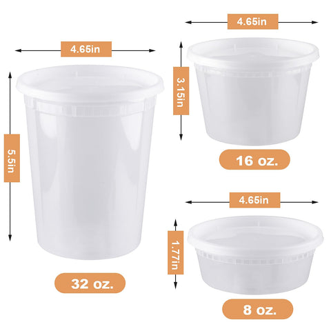 HTMZ Deli 16 oz con tapa: porciones y comida para llevar.