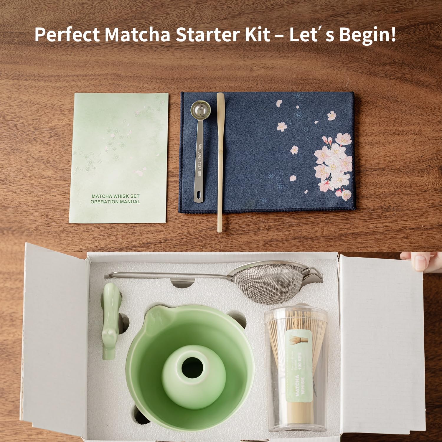 HTRCXB presentación regalo ideal para seguidores de matcha