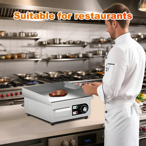 HTTSICHI plancha con bordes protectores de salpicaduras para seguridad