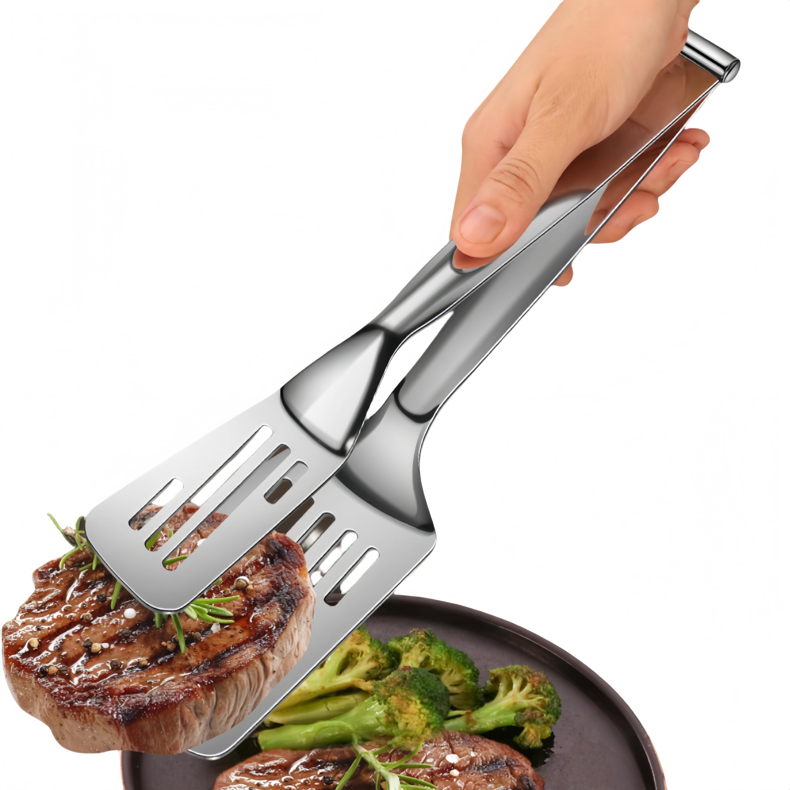 Huakai tenazas cocina con diseño desmontable, ideal para ahorrar espacio en la cocina.