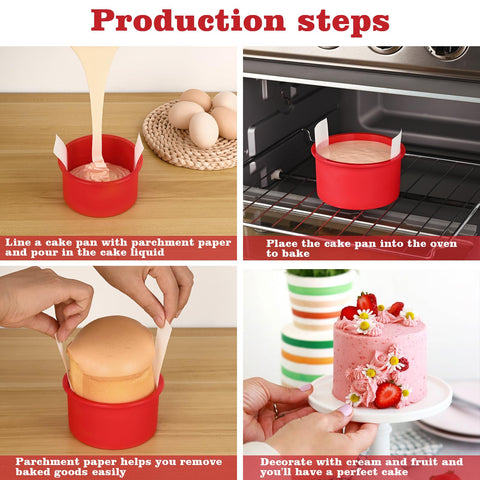 HUAKENER molde silicona para pasteles y tartas con buen desmolde.