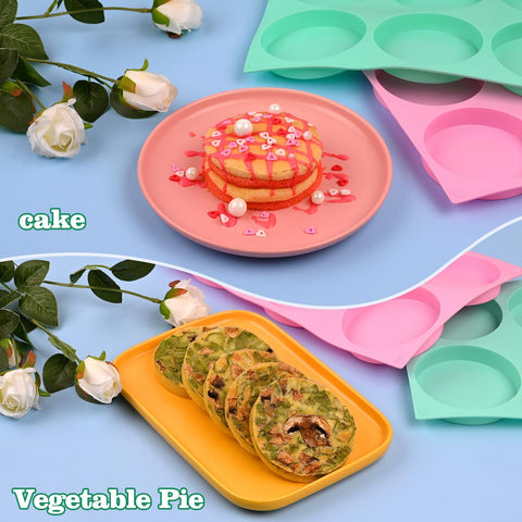 HUAKENER molde silicona versátil para postres, sándwiches y decoraciones comestibles.