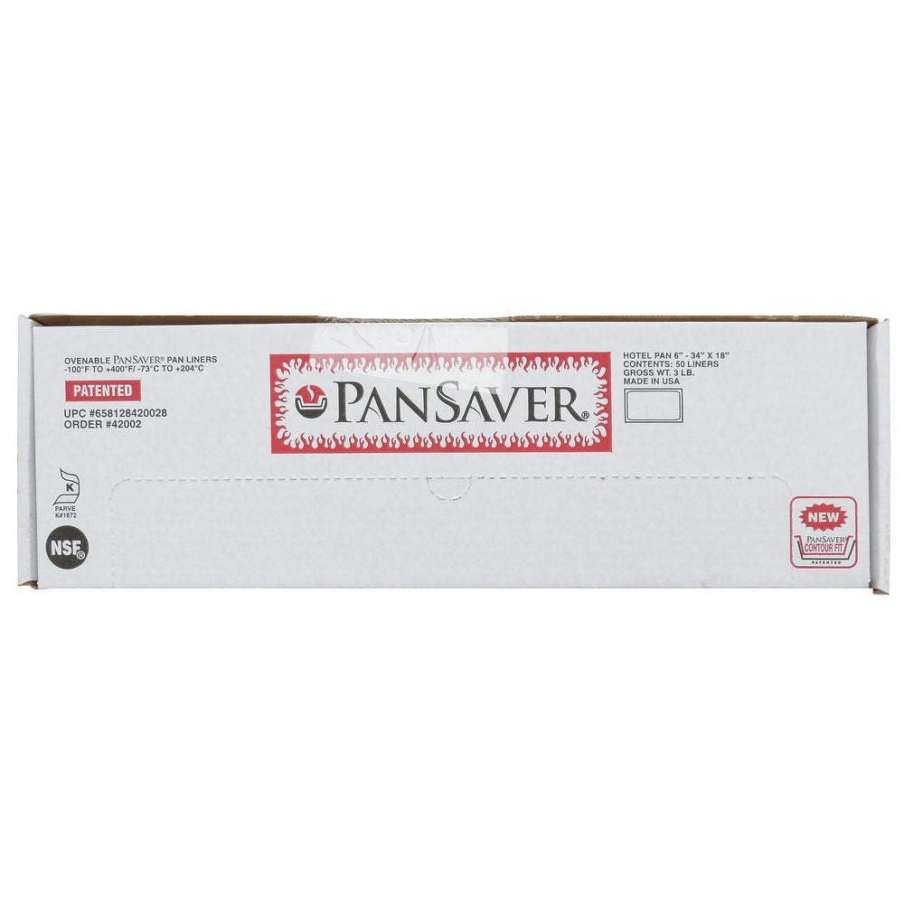 Hubert Pansaver 42002: vista frontal, forros 6 pulgadas, ajuste perfecto para bandejas.