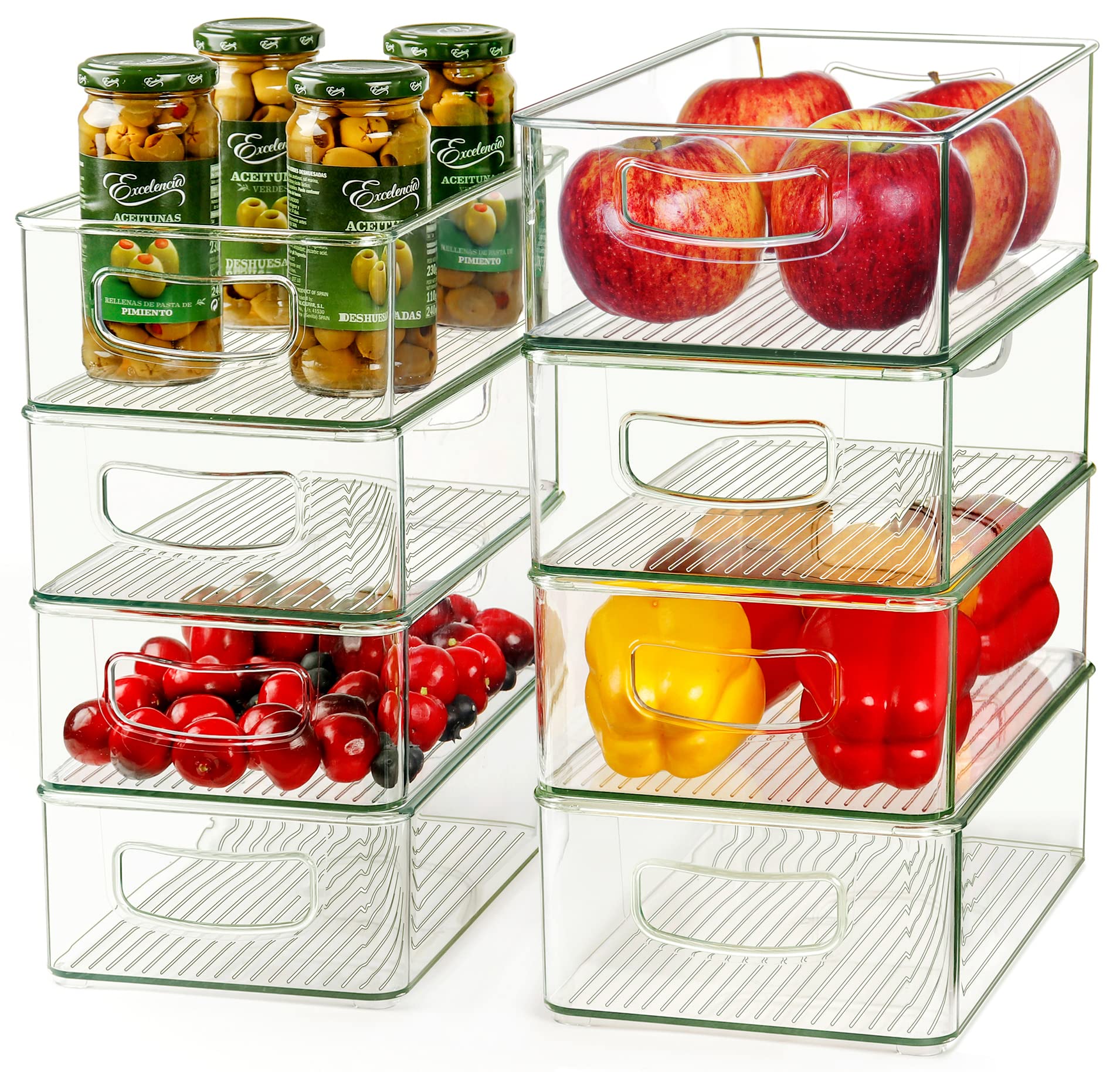 Hudgan cajas claras para refrigerador permiten ver alimentos con claridad y optimizar el espacio