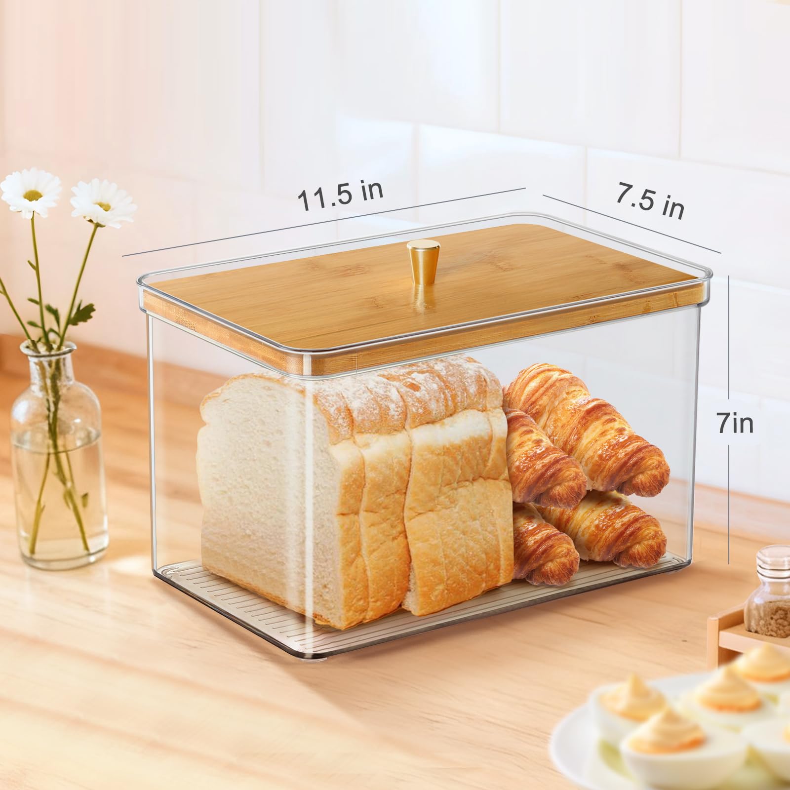 Hudgan panera mantiene pan y productos horneados frescos.