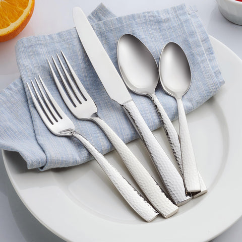 Hudson Essentials cucharitas de té martilladas, ideal para ocasiones de degustación