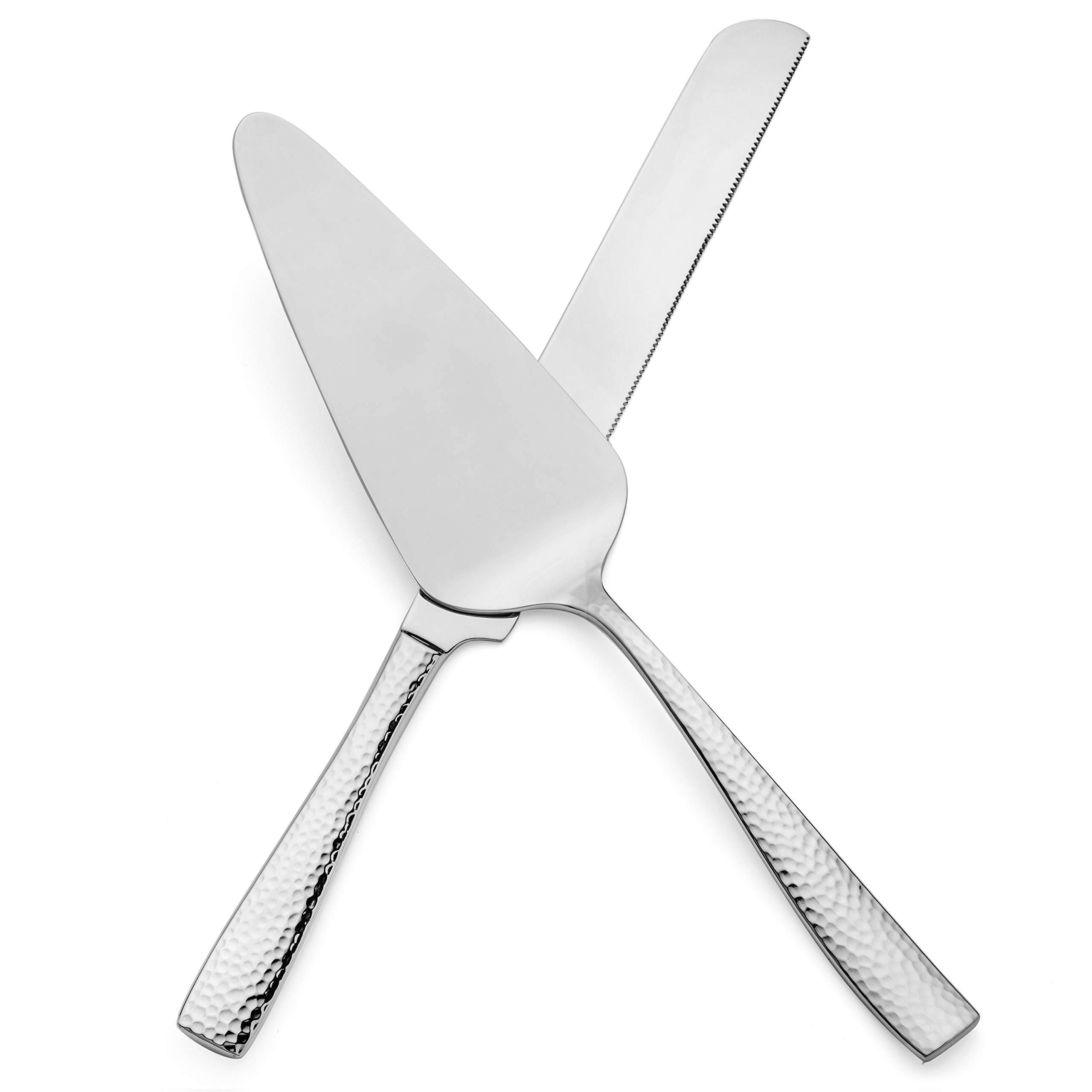 Hudson Essentials servidor pastel martillado: equilibrio en la mesa