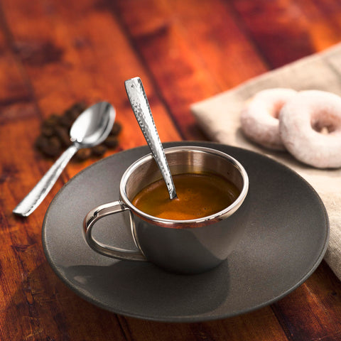 Set elegante de seis cucharillas Hudson Essentials para postres y servicio