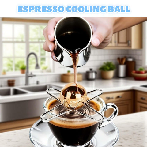 Soporte Huease para bola de café, estable durante el vertido.