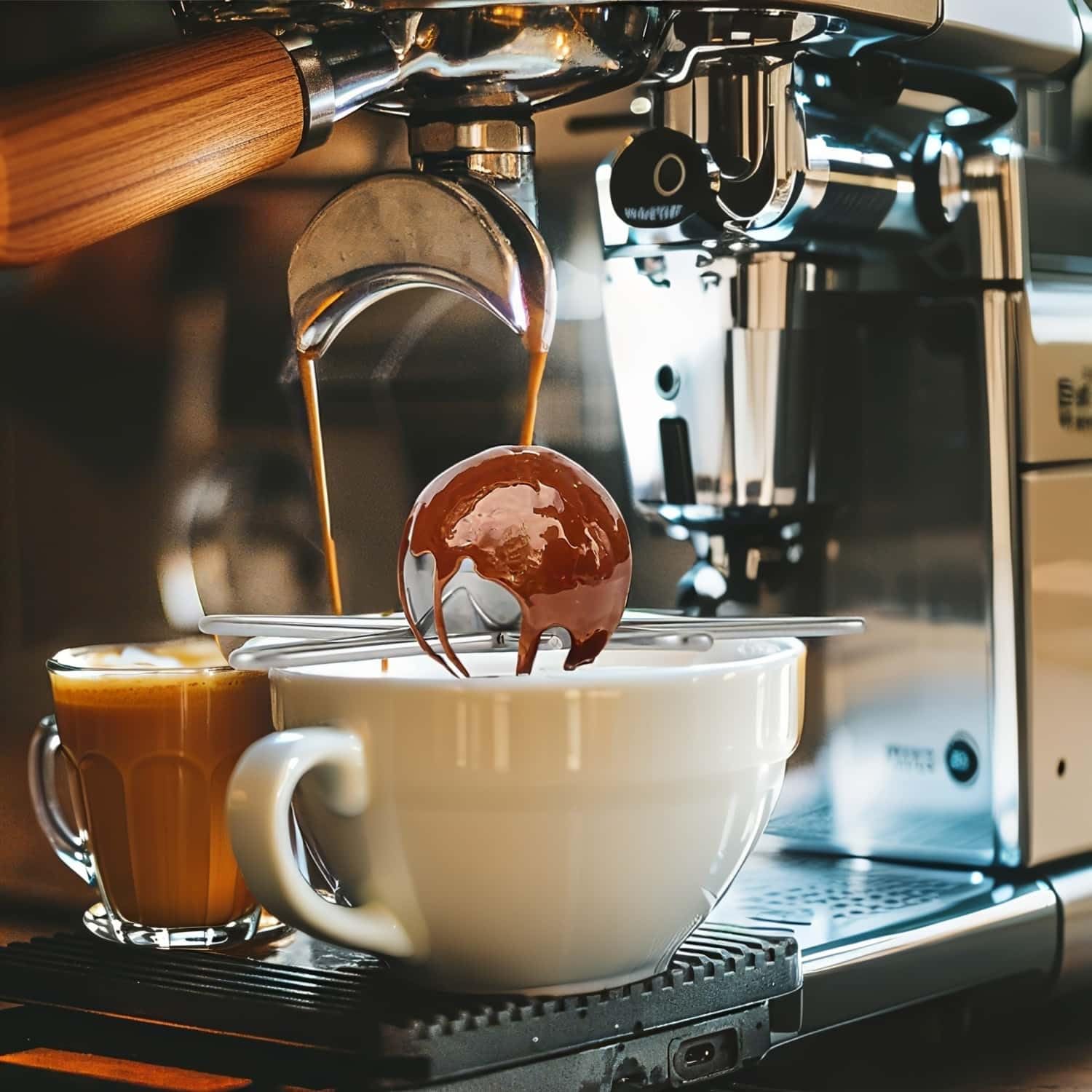 Huease versátil para tazas y copas, mantiene la experiencia de sabor.
