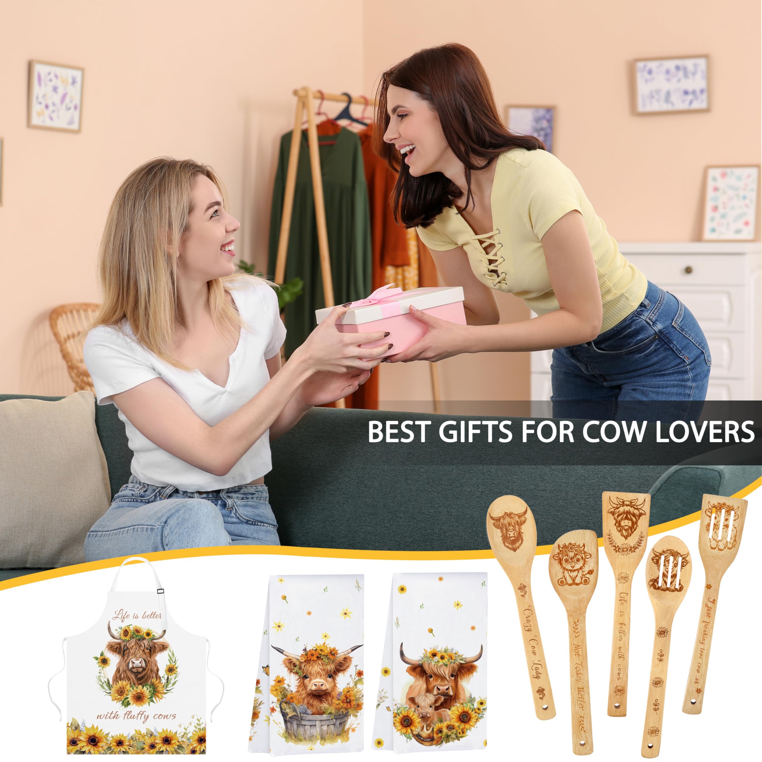 Regalo para amantes de vacas HUFAND, práctico para Navidad o inauguración