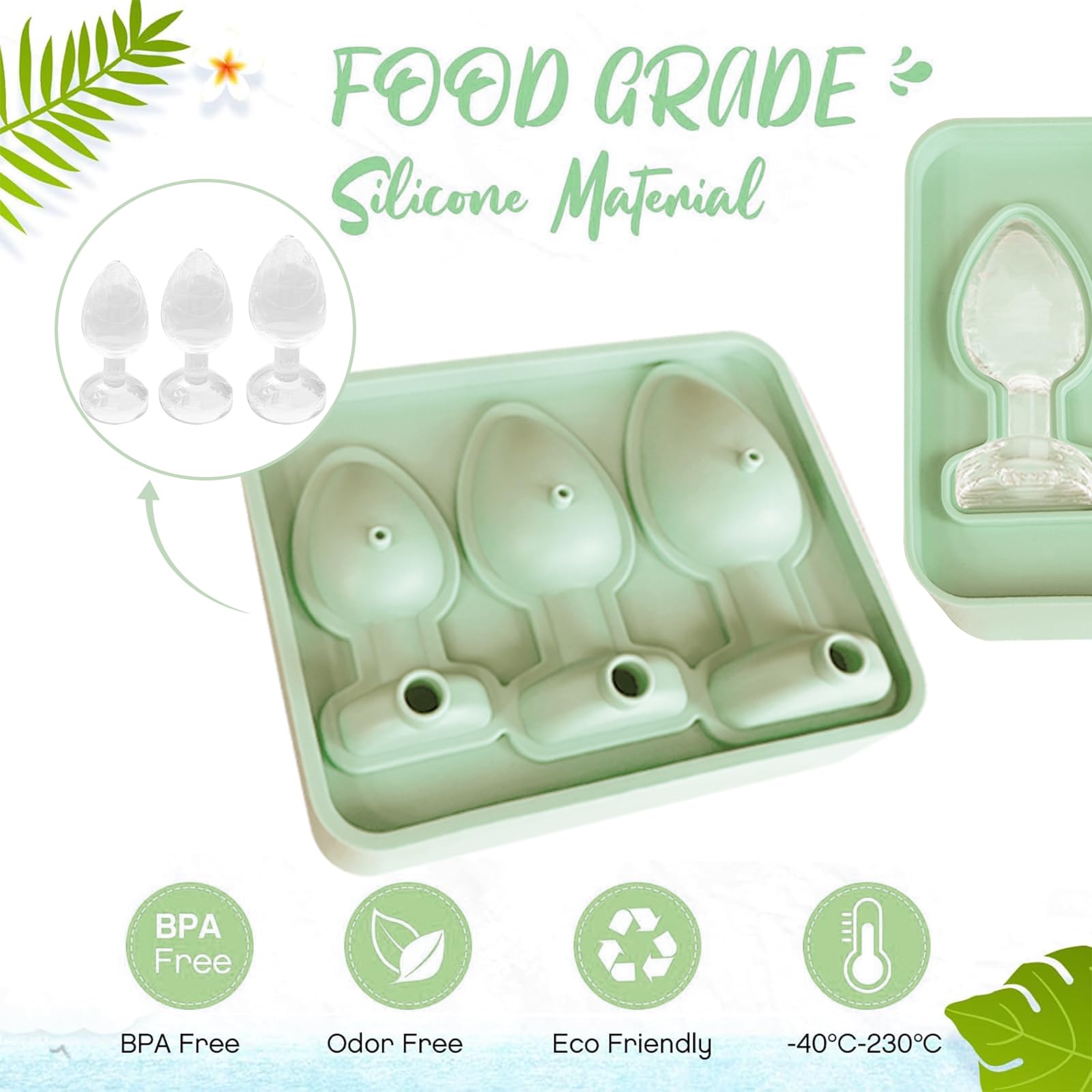 HUFATWINS Prank Fun: silicona de grado alimentario, seguro y duradero